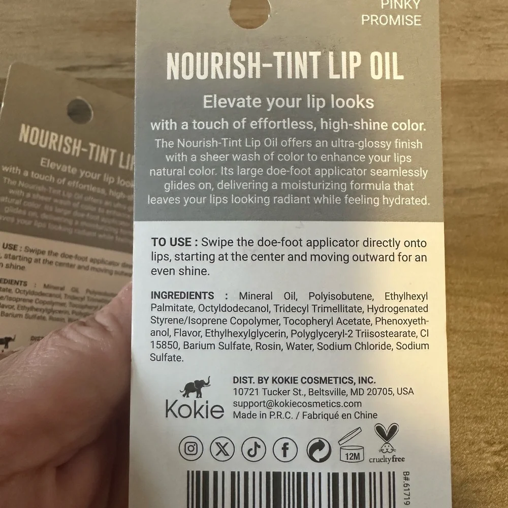Koki Nourish Tint Lip Oil‎ Brand New x 2